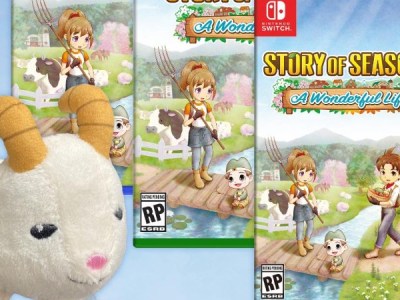 Story of Seasons: A Wonderful Life Goat Plush Comes with Premium Edition