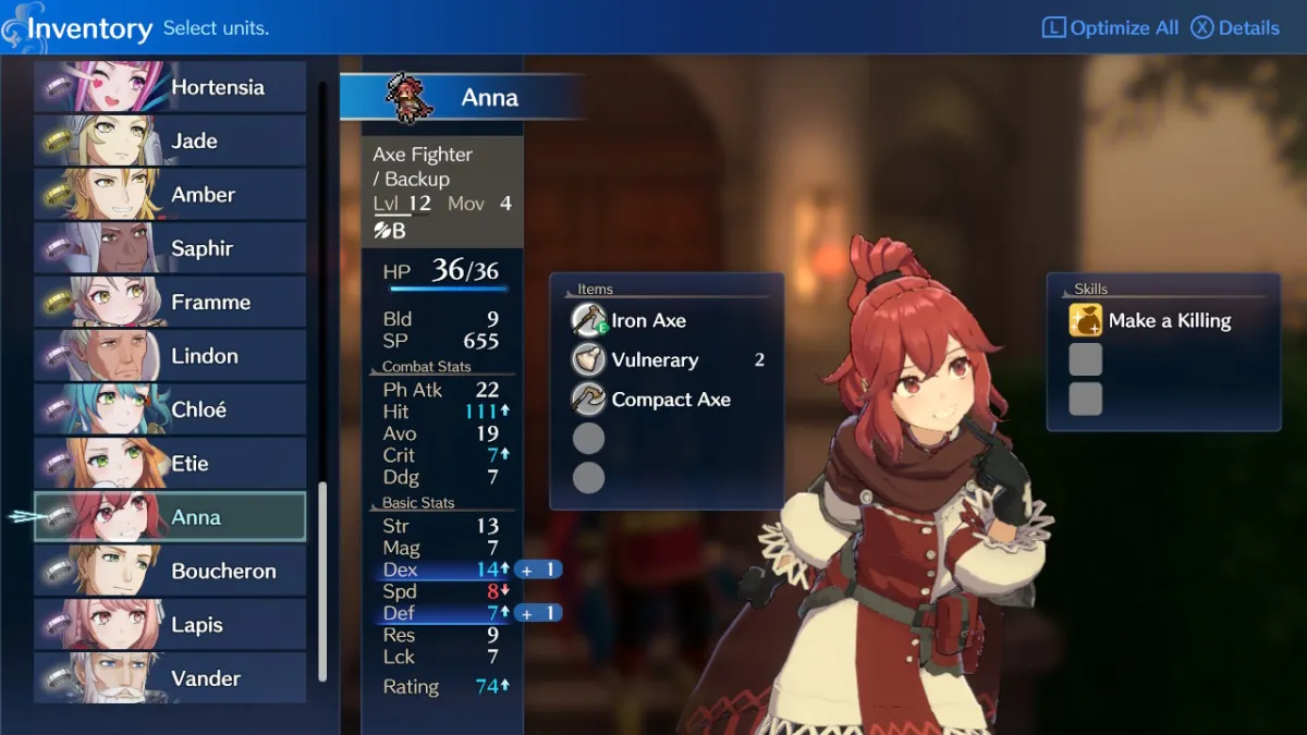 Worst Fire Emblem Engage Characters Units Anna