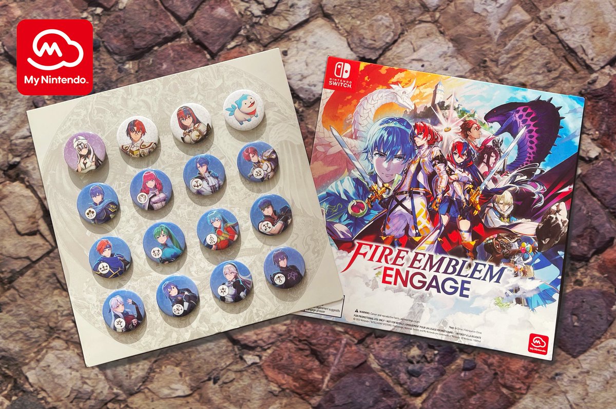 Fire Emblem Engage Character Pins Appear as My Nintendo Reward Merchandise