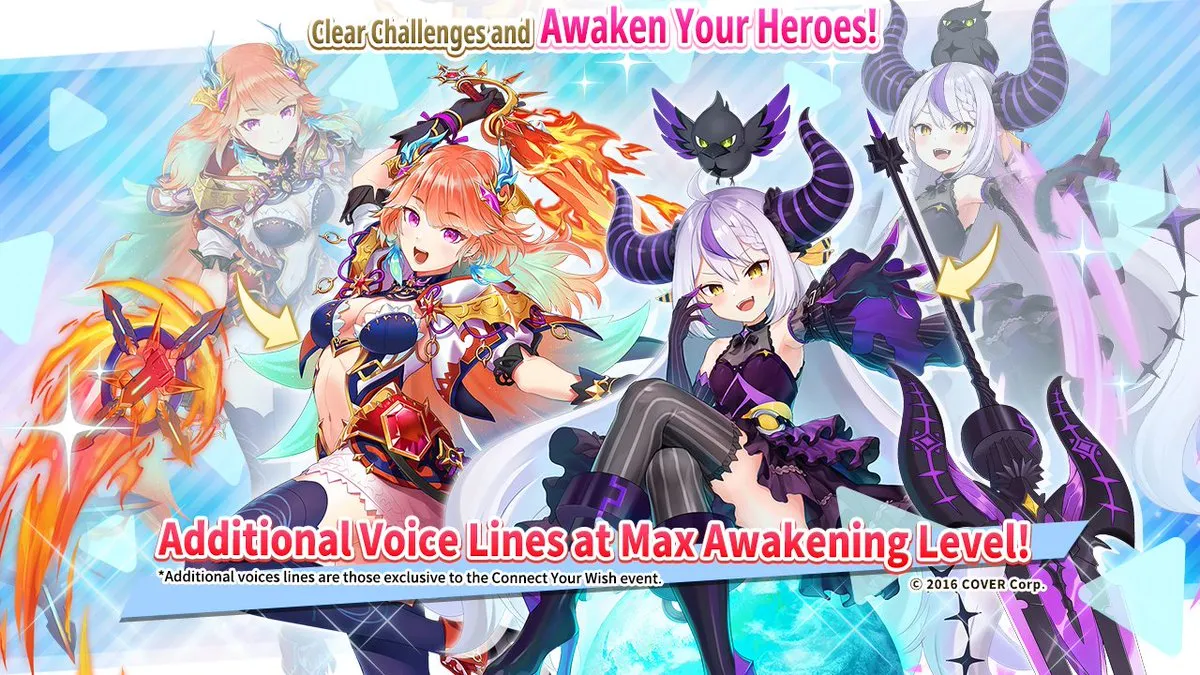 Hololive Valkyrie Connect Characters Return, Awakened Forms Shown
