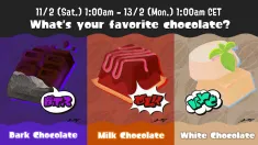 February 2023 Splatoon 3 Splatfest Involves Chocolate