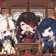 Genshin Impact Lantern Rite Stickers Feature Ganyu, Yaoyao, Zhongli