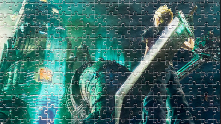 Final Fantasy VII Jigsaw Puzzle Designs Feature Aerith, Cloud, and Tifa