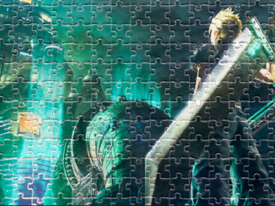 Final Fantasy VII Jigsaw Puzzle Designs Feature Aerith, Cloud, and Tifa