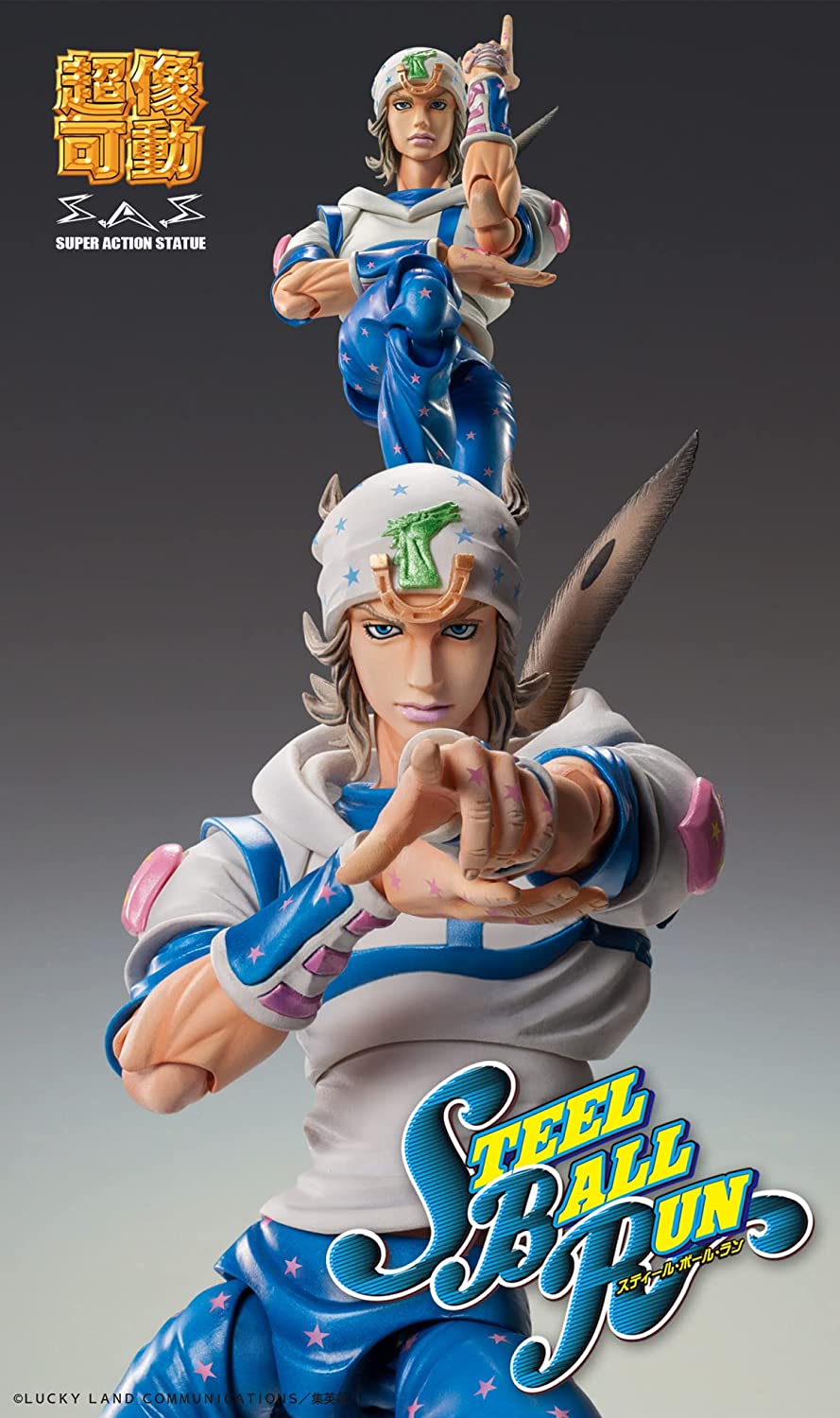 The Steel Ball Run Johnny Joestar Super Action Statue figure is getting a rerelease and will appear again in August 2023