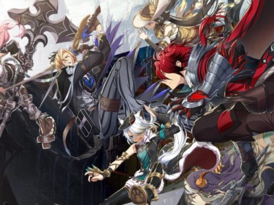 Key art featuring the core cast of Ys IX: Monstrum Nox