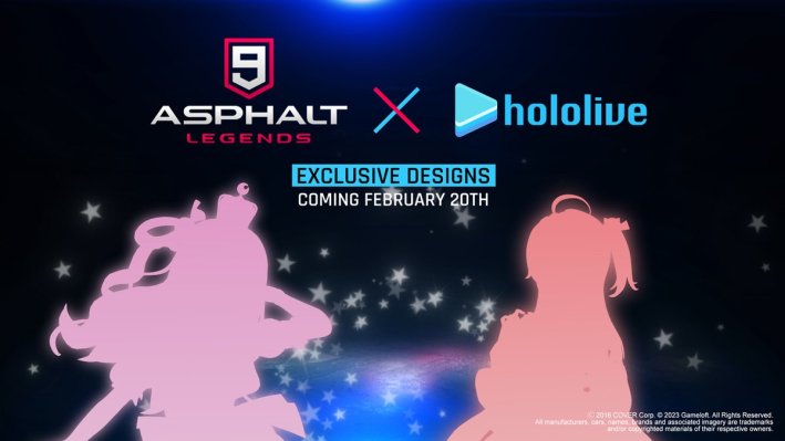 Hololive Vtubers Sakura Miko and Himemori Luna Teased for Asphalt 9 Legends