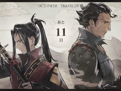 New Octopath Traveler 2 Countdown Art Shows Hikari, Olberic, Temenos, and Ophelia