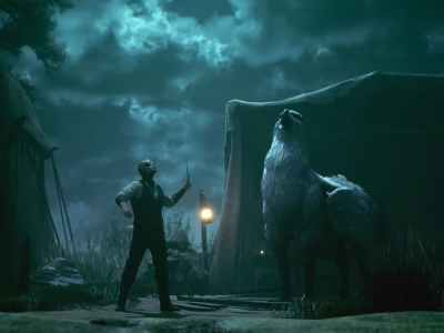 Hogwarts Legacy Wizard and Gryphon