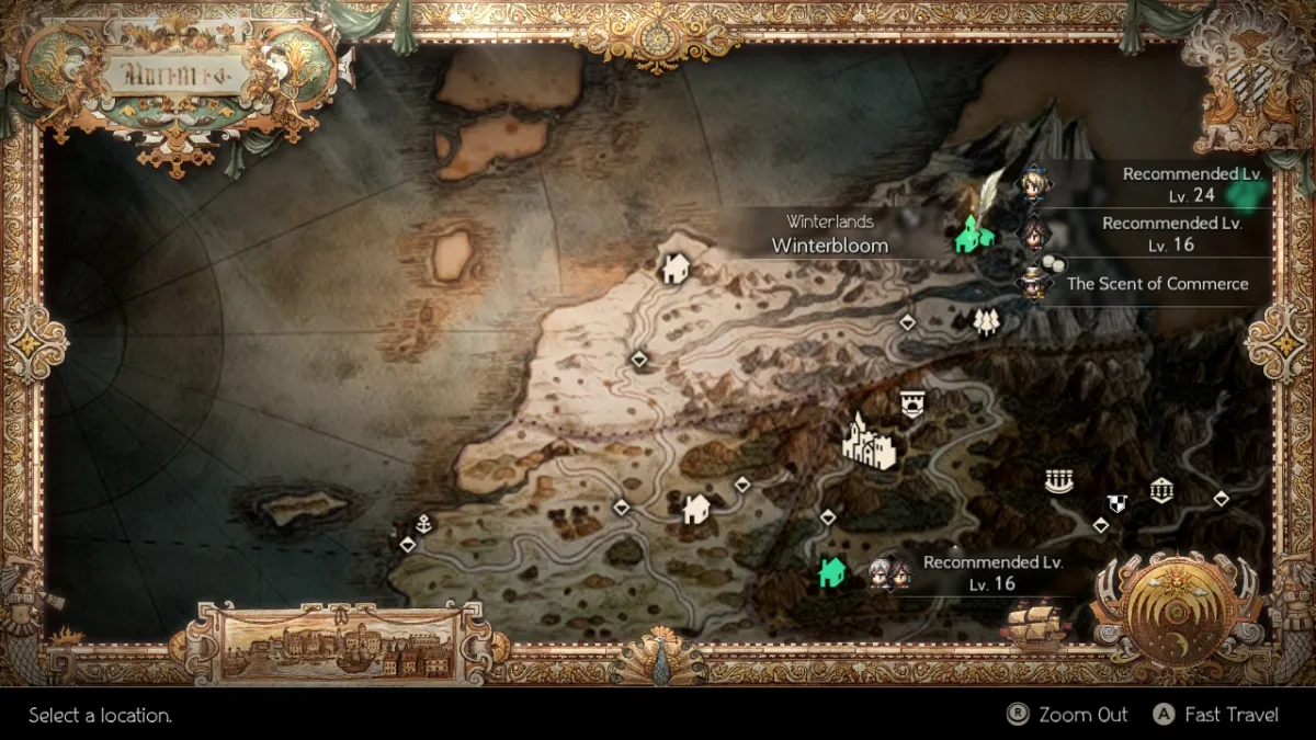 How to Fast Travel in Octopath Traveler 2