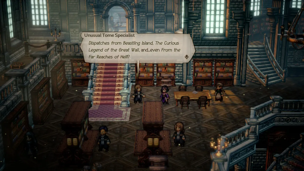 How to Finish the Octopath Traveler 2 'Procuring Peculiar Tomes' Side Story