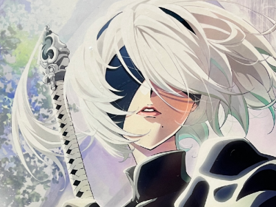 life-sized 2b figure