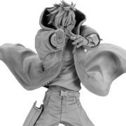 Trigun Stampede Figure of Vash in the Works