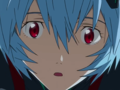 Figure Rei Ayanami Holds a Doll in New Evangelion 3.0+1.0