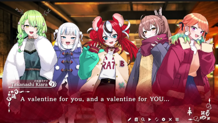 Hololive EN Valentine’s Day Merch and Dating Sim Video Shared
