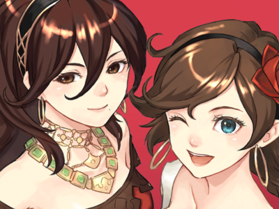 Square Enix's Octopath Traveler 2 character art countdown continued with images of the dancers Agnea and Primrose and Scholar Osvald.