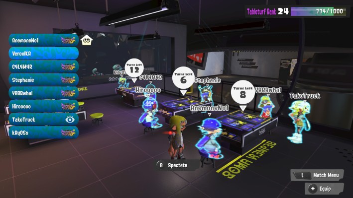 Splatoon 3 Tableturf Battle Online Multiplayer on the Way