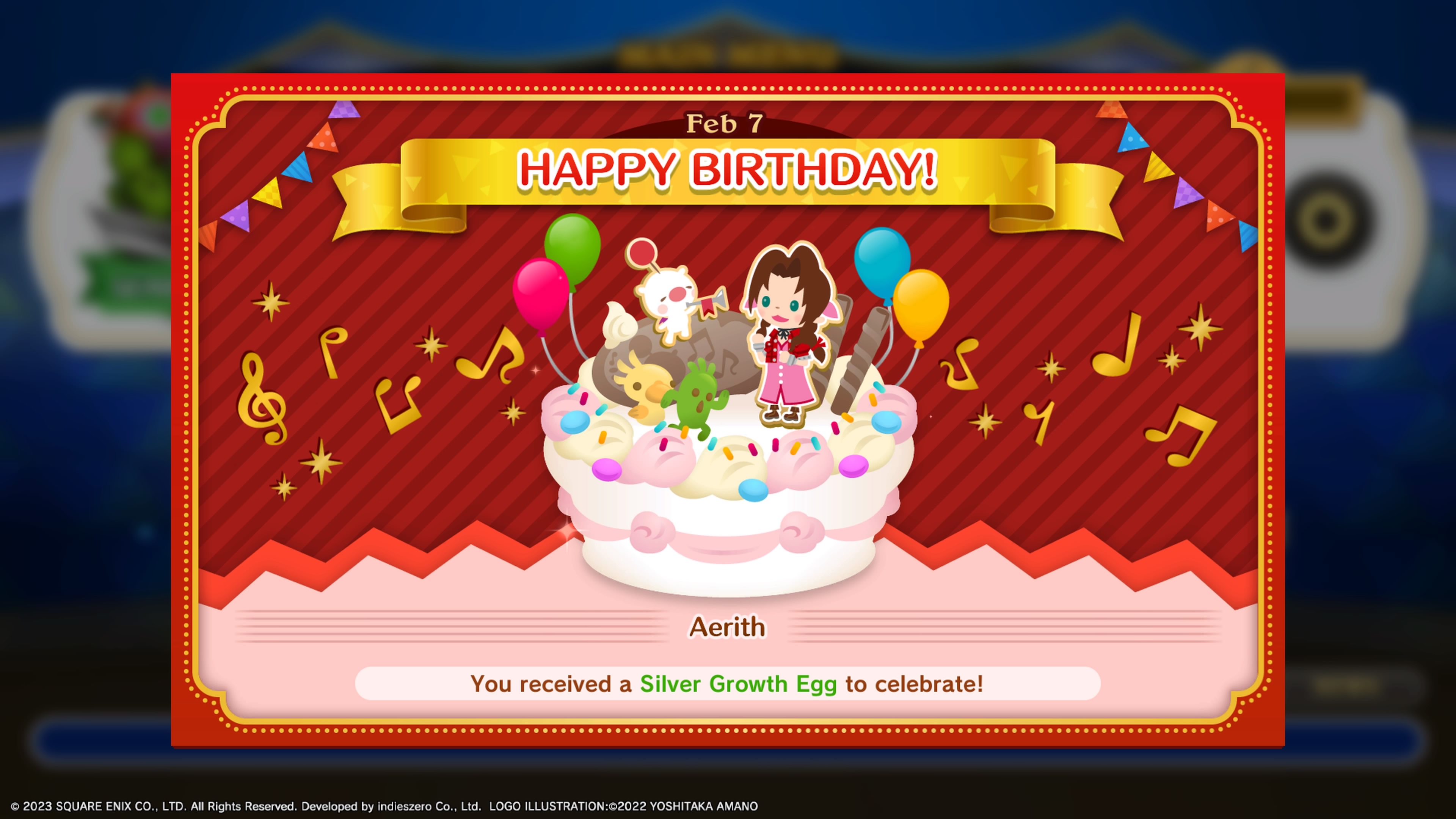 Visit Theatrhythm Final Bar Line on Final Fantasy Character or Game's Birthday