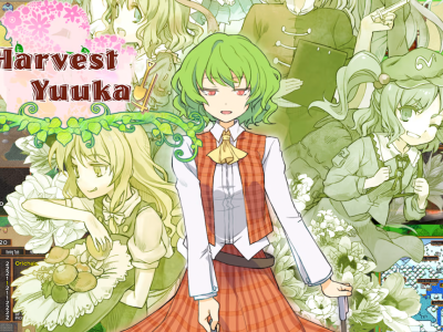 Touhou Project doujin game Gensou Garden Monogatari Harvest Yuuka farming life sim