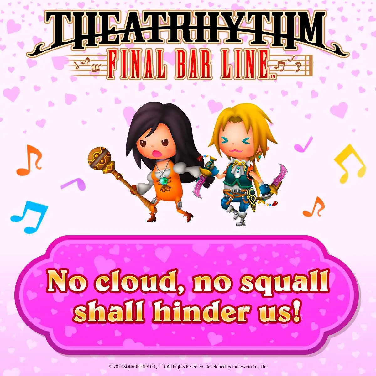 Theatrhythm Final Bar Line Final Fantasy Character Valentine’s Day Cards Get Silly