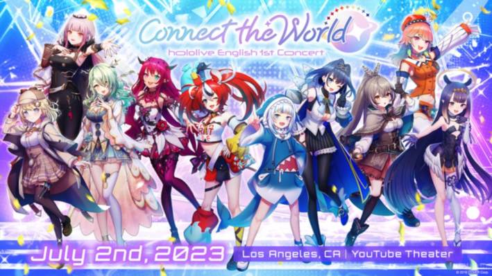 First Hololive English Vtuber Concert Will Be Held in July