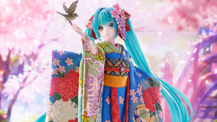 F:NEX Hatsune Miku kimono figure