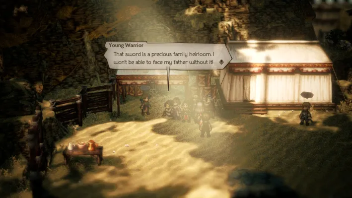 How to Finish Sword Hunter in the Decaying Temple in Octopath Traveler 2