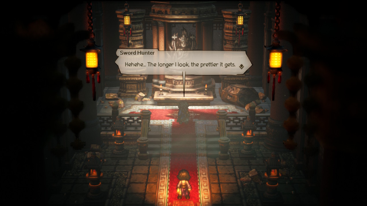 How to Finish Sword Hunter in the Decaying Temple in Octopath Traveler 2