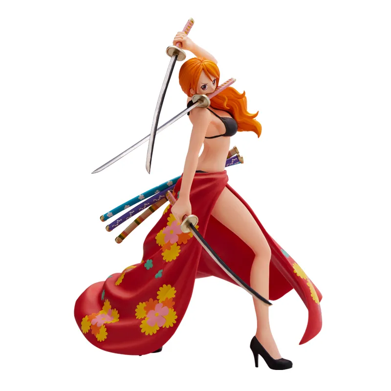 One Piece Three Sword Style Nami Figure Comes in Two Sizes