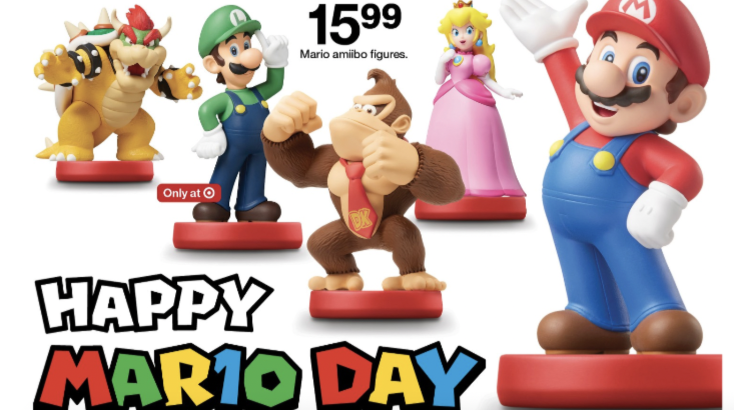 Super Mario amiibo Return figures