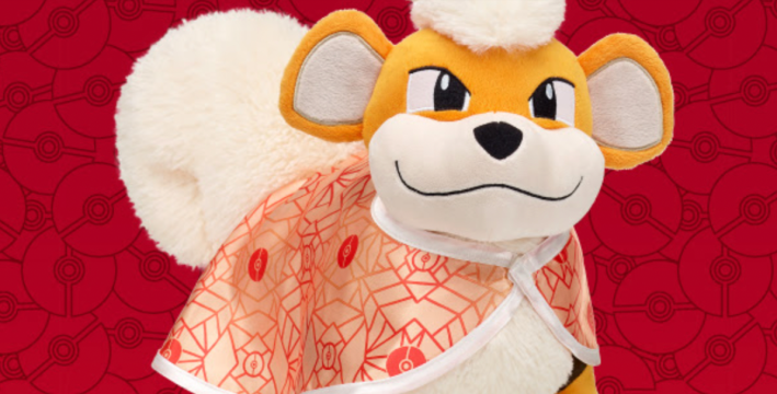 Build-a-Bear Growlithe Joins Its Pokemon Plush Collection