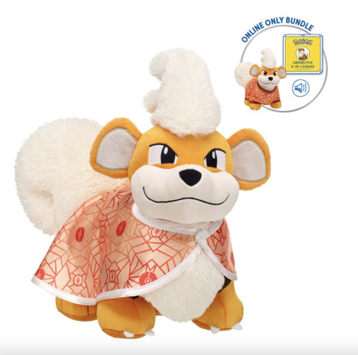 Build-a-Bear Growlithe Joins Its Pokemon Plush Collection