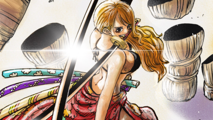 One Piece Three Sword Style Nami Figure Comes in Two Sizes