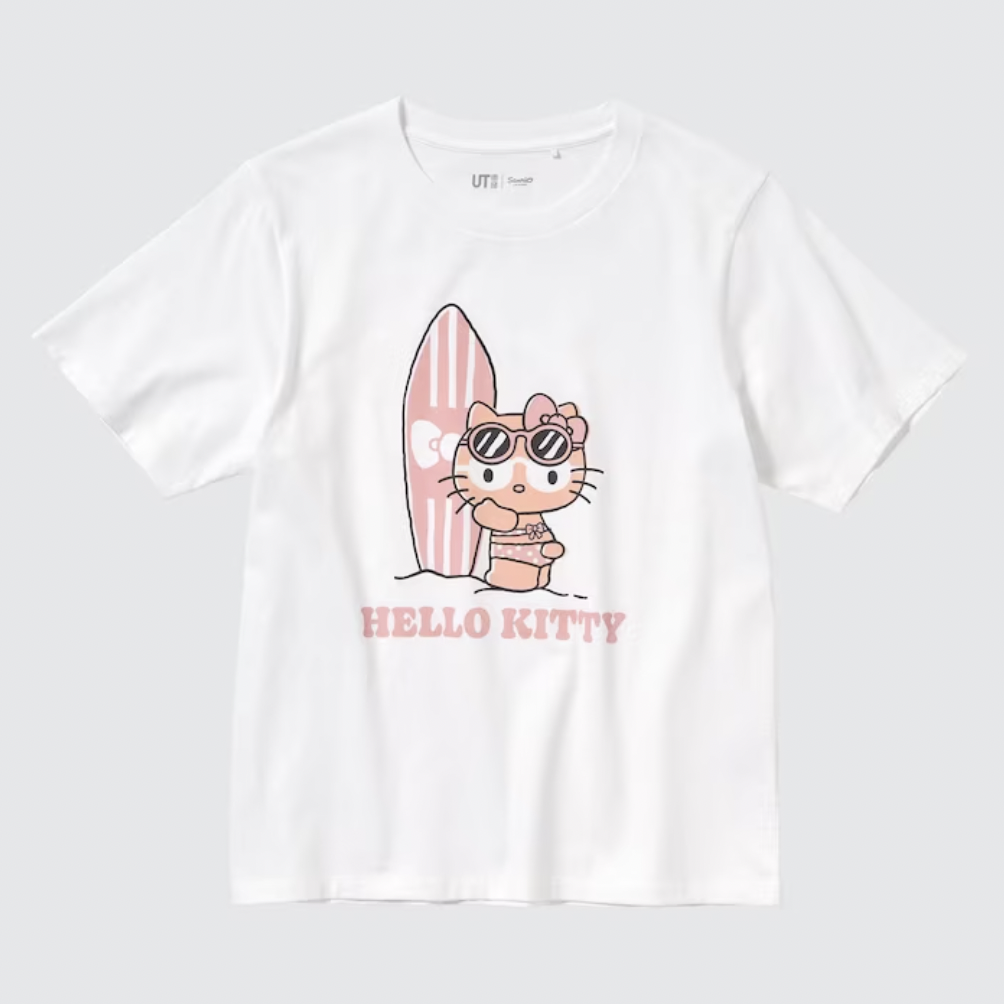 Uniqlo Sanrio Characters Beach Trip Shirts Appear - Siliconera