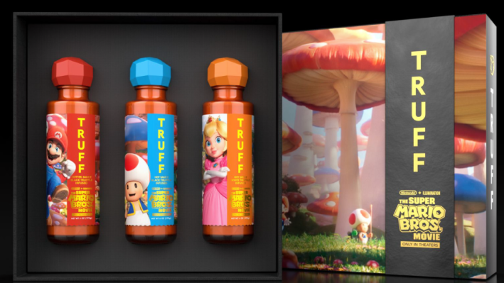 Super Mario Bros Movie Truff Hot Sauce Collection Announced