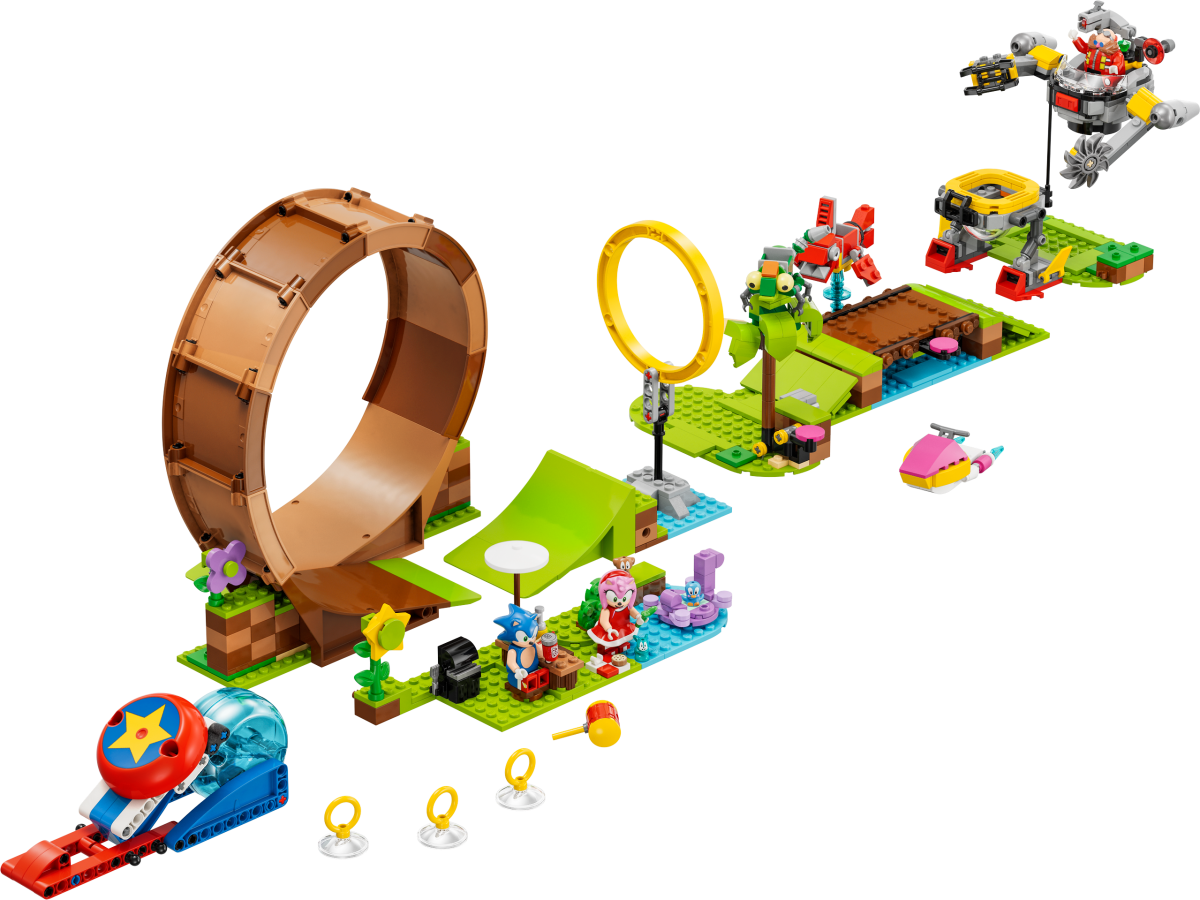 Sonic’s Green Hill Zone Loop Challenge Sonic the Hedgehog Lego
