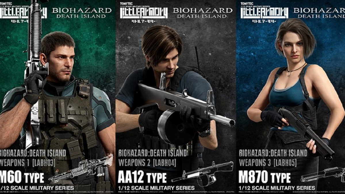 Resident Evil Death Island gun replicas