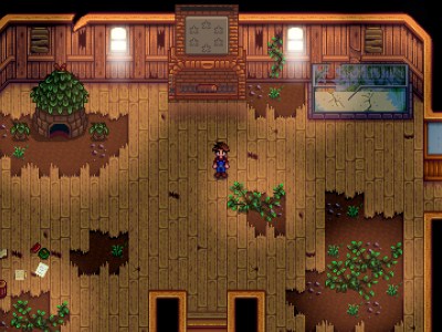 Concerned Ape Shared Stardew Valley Community Center Concept Art