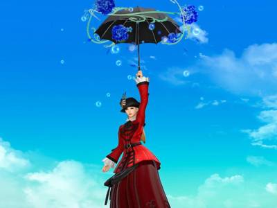 Final Fantasy XIV Magicked Umbrella Mounts Appear Outside China