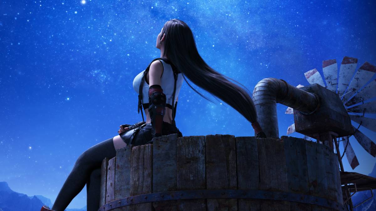 March 2023 FFVII Remake Calendar Shows Old and New Tifa Art