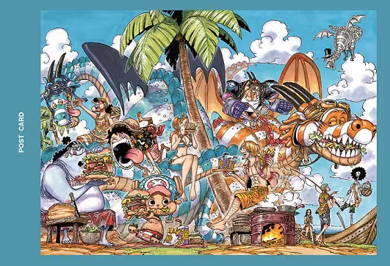 New One Piece Color Walk Dragon Art Book Details Shared - Siliconera