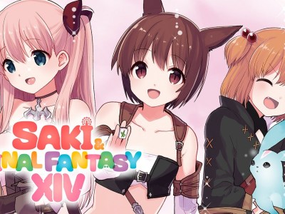 Saki & Final Fantasy XIV manga collab in English. Image via FFXIV Twitter.