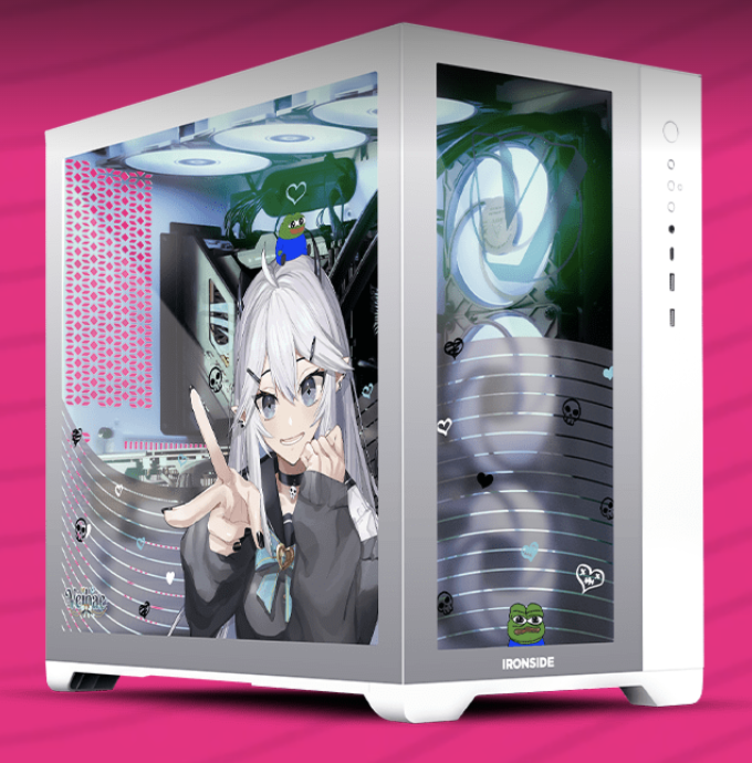 Ironside VShojo Silvervale and Veibae PC Case Sales End in April 2
