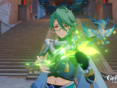 baizhu genshin impact weapons and artifacts header