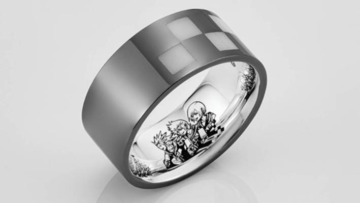 Kingdom Hearts Roxas Ring Hides Art of Him with Axel and Xion