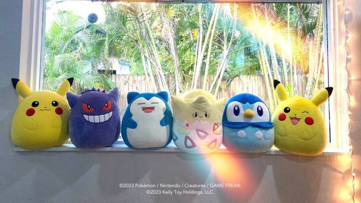 New Pokemon Squishmallows are Piplup and Winking Pikachu