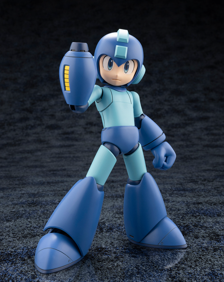 Mega Man 11 Model Kit Can Be Posed Without His Helmet