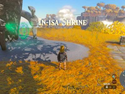 Screenshot of the second Shrine in Tears of the Kingdom.