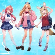 7-Eleven Hololive Shiranui Kensetsu Promotion Involves A4 Clear Files