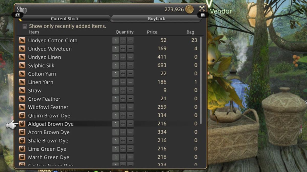 How to Get FFXIV Aldgoat Brown Dye Siliconera